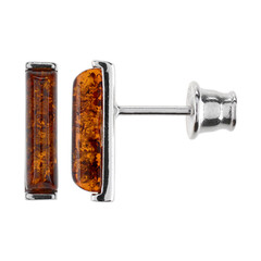 Baltic Amber Silver Earrings