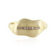 I2 Champagne Diamond Silver Ring