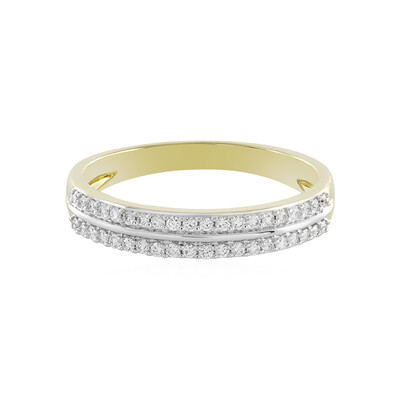 9K Flawless (F) Diamond Gold Ring (LUCENT DIAMONDS)