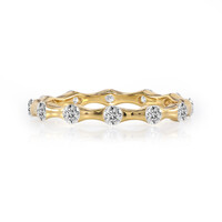 18K IF (D) Diamond Gold Ring