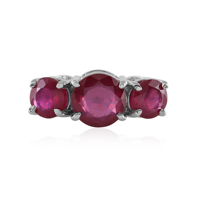 Madagascar Ruby Silver Ring