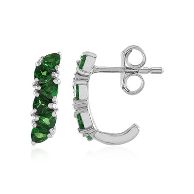 Tanzanian Tsavorite Silver Earrings