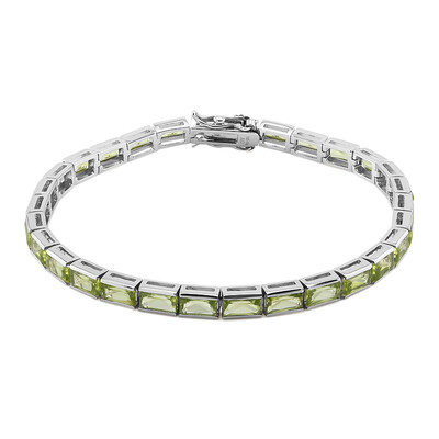 Burmese Peridot Silver Bracelet