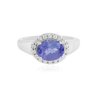 Tanzanite Silver Ring