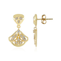 I2 (I) Diamond Silver Earrings