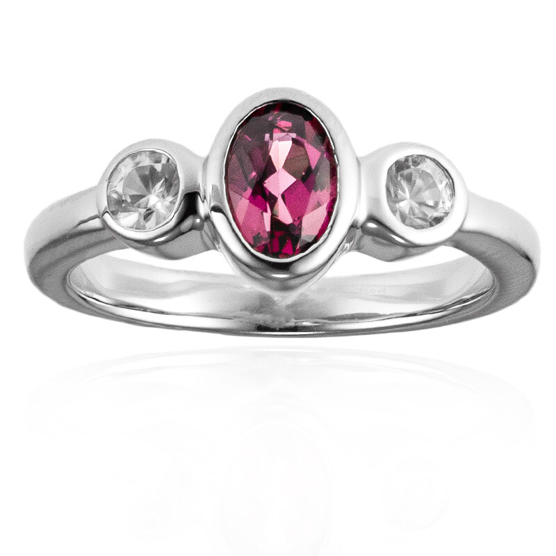 925 Sterling Silver Malawi Garnet orders Ring