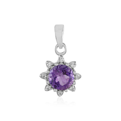 Uruguayan Amethyst Silver Pendant