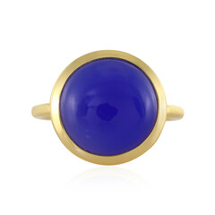 Blue Chalcedony Silver Ring