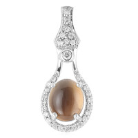 Botswana Agate Silver Pendant