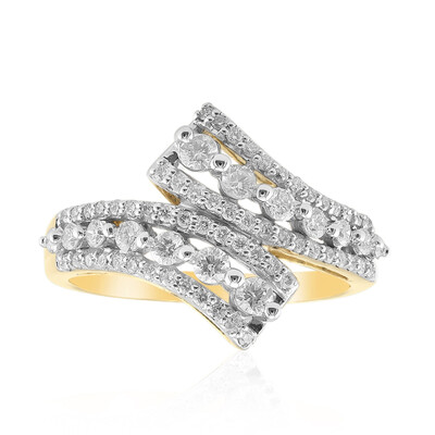 9K SI1 (G) Diamond Gold Ring (Annette)