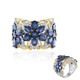 Blue Sapphire Silver Ring (Gems en Vogue)