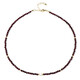 Golden Hematite Silver Necklace (Riya)