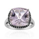 Rose de France Amethyst Silver Ring