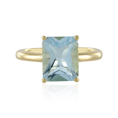 Sky Blue Topaz Silver Ring