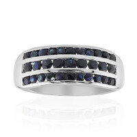 Kanchanaburi Sapphire Silver Ring