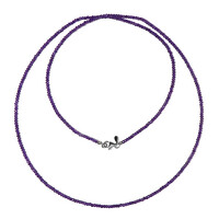 Amethyst Silver Necklace