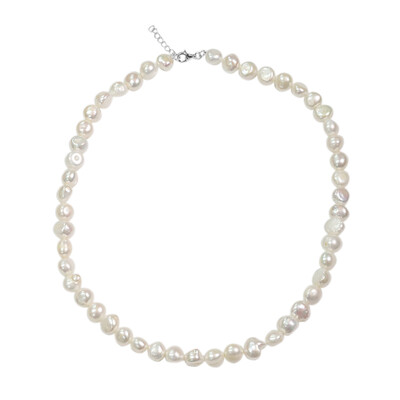 Freshwater pearl Silver Necklace (TPC)