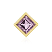 Rose de France Amethyst Silver Pendant