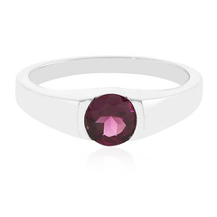 Rhodolite Silver Ring