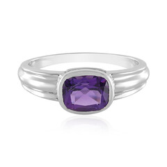 Siberian Amethyst Silver Ring