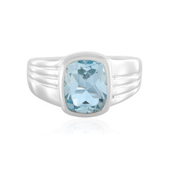 Sky Blue Topaz Silver Ring