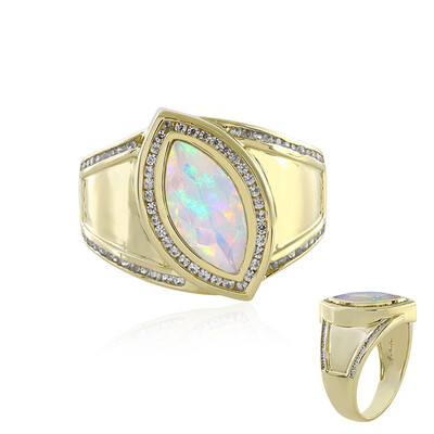 9K AAA Welo Opal Gold Ring (de Melo)