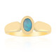 9K Lightning Ridge Black Opal Gold Ring