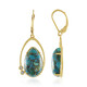 Mojave Blue Copper Turquoise Silver Earrings (Faszination Türkis)