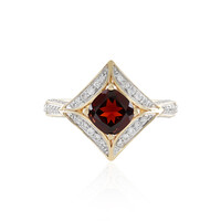 9K AAA Mozambique Garnet Gold Ring (SUHANA)