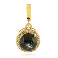 Indian star diopside Silver Pendant