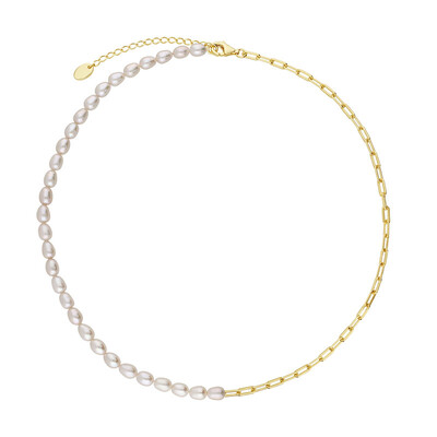 Freshwater pearl Silver Necklace