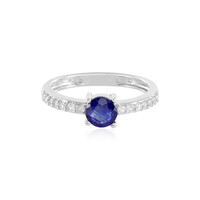 Madagascar Blue Sapphire Silver Ring