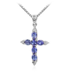 Tanzanite Silver Necklace