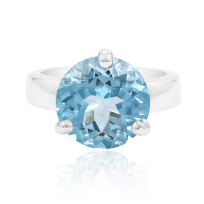 Sky Blue Topaz Silver Ring