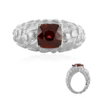 Mahogany Zircon Silver Ring (de Melo)