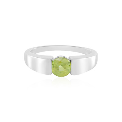 Sphene Silver Ring