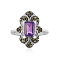 Moroccan Amethyst Silver Ring