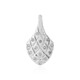 I4 (J) Diamond Silver Pendant