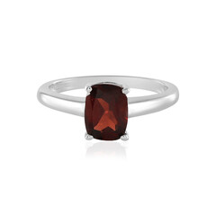 Indian Garnet Silver Ring