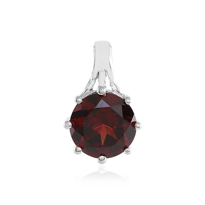 Mozambique Garnet Silver Pendant