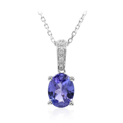 10K AAA Tanzanite Gold Necklace