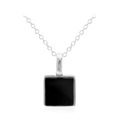 Black Onyx Silver Necklace