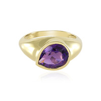 Zambian Amethyst Silver Ring