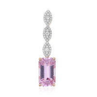 14K Patroke Kunzite Gold Pendant (AMAYANI)