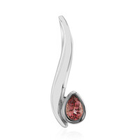 Brazilian Pink Tourmaline Silver Pendant (Pallanova)