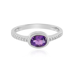 Moroccan Amethyst Silver Ring