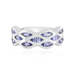 Tanzanite Silver Ring