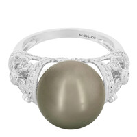 10K Tahitian Pearl Gold Ring