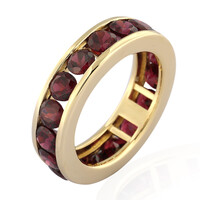 Raspberry Rhodolite Silver Ring (de Melo)