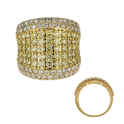 14K SI2 Yellow Diamond Gold Ring (CIRARI)